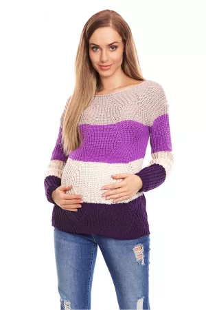 Maternitate pulover model 132023 PeeKaBoo