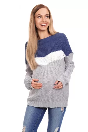 Maternitate pulover model 132024 PeeKaBoo