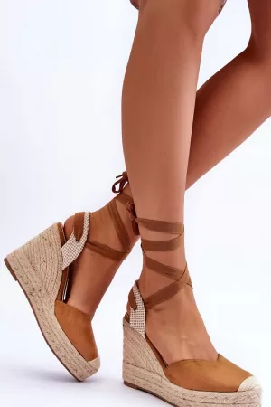 Sandale cu talpă tip pană model 179147 Step in style